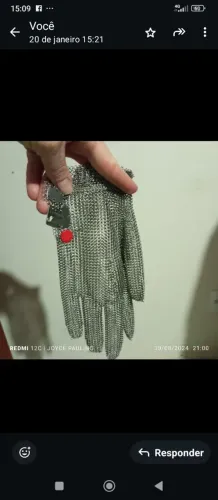 Luva aço açougueiro