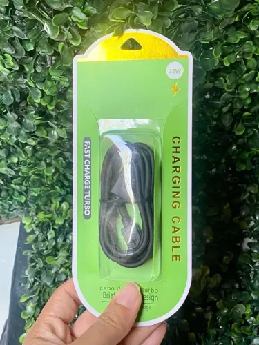 Cabo de Carregamento Turbo 25W USB-C