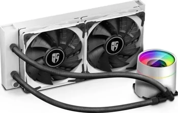 Water Cooler Gamer Storm DeepCool Castle 240 EX WH, ARGB, Intel-AMD, White