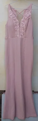 Vestido Rosé para festa
