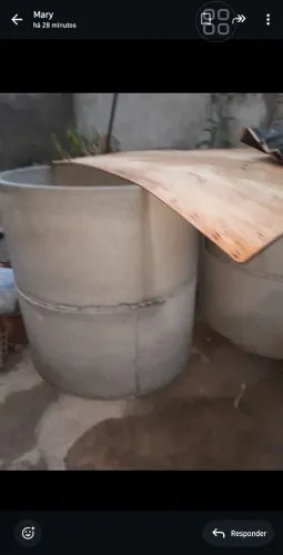 Cisterna de concreto para área externa