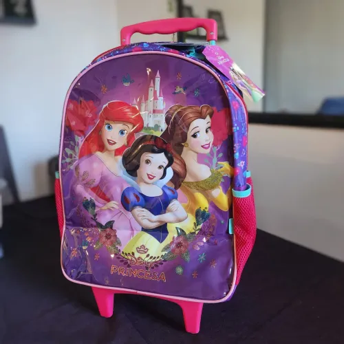 [Nunca Usada] Mochila com Rodas Xeryus Disney Princesas