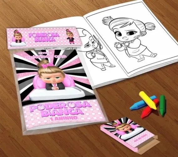 Kit colorir, lembrancinha personalizada