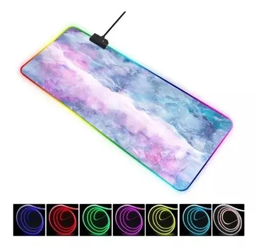 Mousepad gamer com led 
