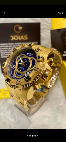Relógio Invicta Dourado - Luxo e Estilo