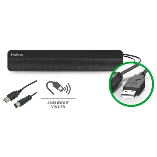 Antena Interna Amplificada Digital USB Intelbras AI 3101 - WZetta