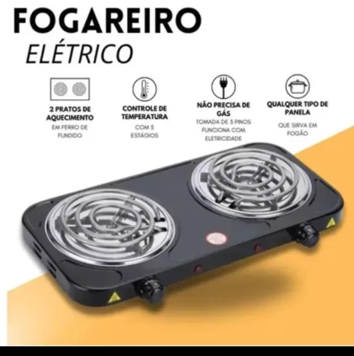 fogão elétrico na caixa 99,99 reais