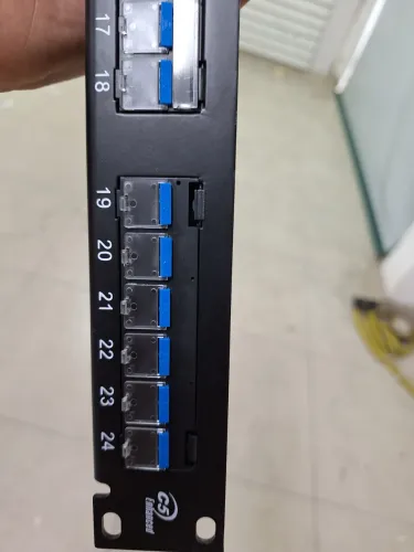Patch panel carregado