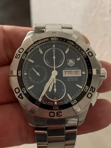 Relógio Tag Heuer Aquarecer Cronógrafo Automático Safira