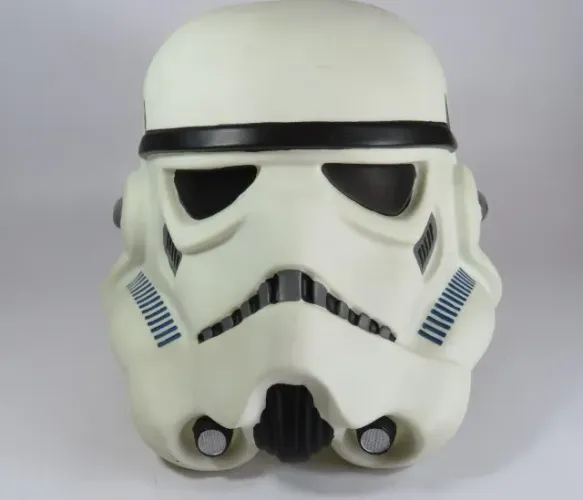 CAPACETE / COFRE DO SOLDADO STORMTROOPER da Saga GUERRA NAS ESTRELAS (STAR WARS)