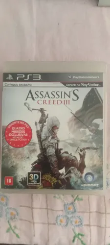 jogo ps3 Assassins creed III