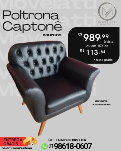 Poltrona Captonê Courano