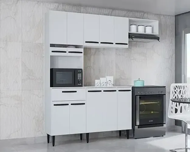 Armário de Cozinha com Balcão Nova na Caixa - Monta na Hora