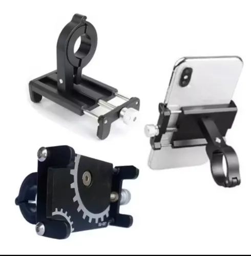 Suporte Para Celular GPS Bike Bicicleta E Moto Em Aluminio Resistente
