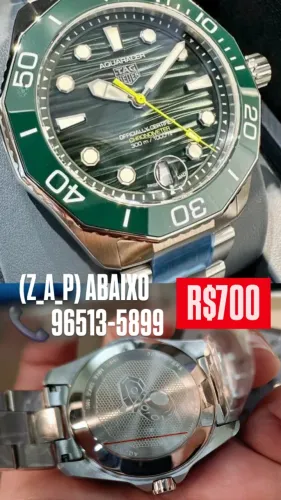 Relógio TAG HEUER Aquaracer Automático Bezel Verde