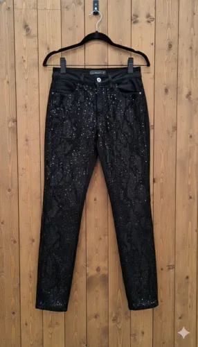 Calça jeans Dicollani Paetes tam 36
