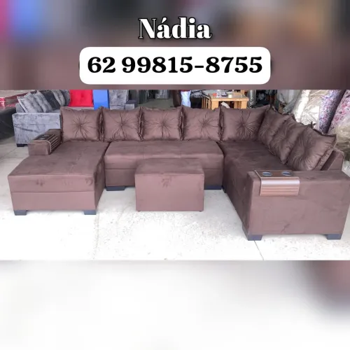 Sofá De Canto com chaise. 00000
