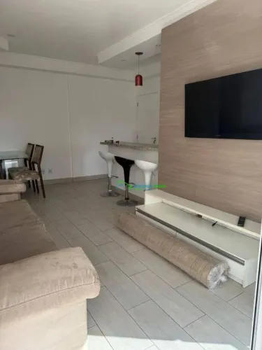 Apartamento com 1 dormitório para alugar, 52 m² - Condomínio Alpha Square Mall - Alphavill