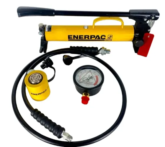 Kit Enerpac Bomba Hidraulica +Cilindro+Mangueira+Manometro