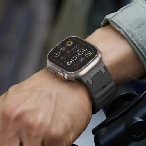 Pulseira de silicone pra AppleWatch 42 a 49mm 