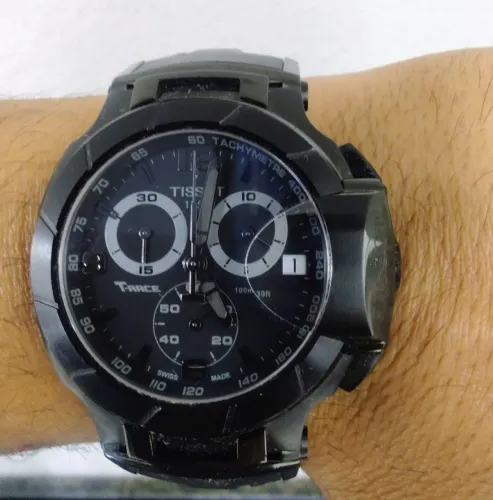 Relógio Tissot T Race Moto GP preto original em ótimo estado completo