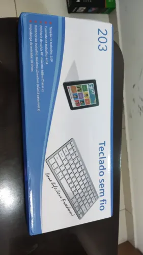 Teclado Bluetooth Slim Fit Sem Fio