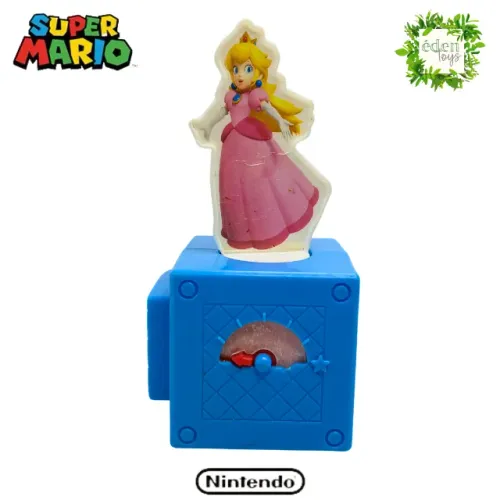 Boneco Super Mario - Princesa base azul (cód 049)