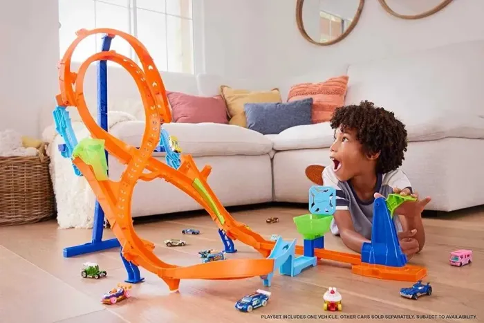 Pista Hot Wheels Salto Vertical 8