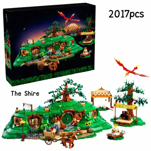 BLOCOS DE MONTAR CONDADO - THE SHIRE - SENHOR DOS ANEIS 2017 PEÇAS MOD 10354 MARCA MEGA