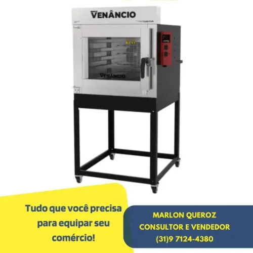 Forno 5 Esteiras Turbo Elétrico Venâncio