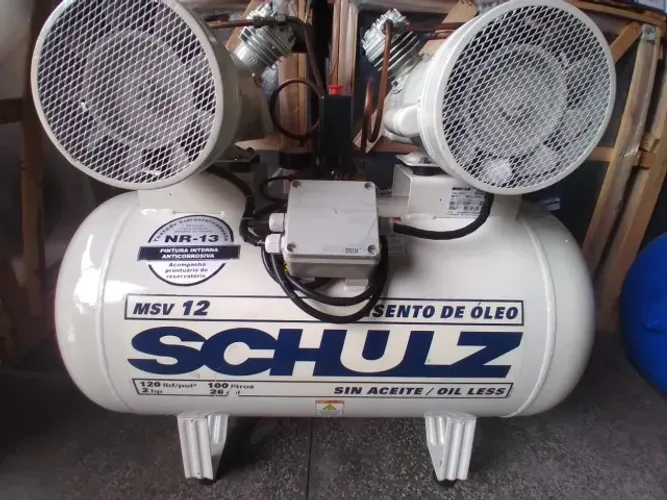  Compressor Odontologico Schulz - MSV 12/100 Isento de Óleo