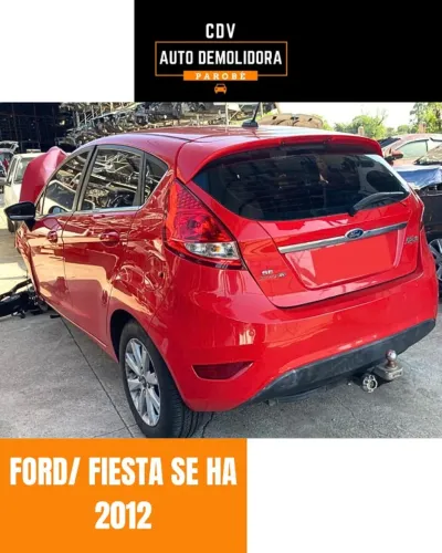 Sucata FORD/ FIESTA SE HA 2012. Disponível para venda de peças