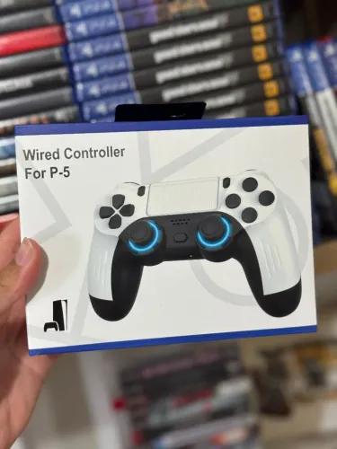 Controle PS5 com fio novo 