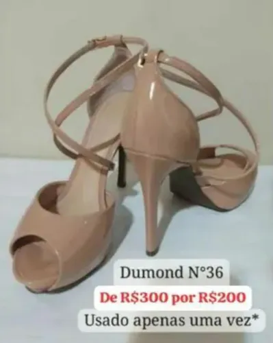 SAPATO 36 DUMOND 