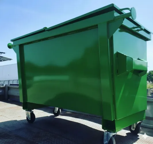 Lixeira contener basculante capacidade 1500lt