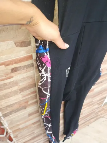 Macacão de ciclismo com detalhes coloridos