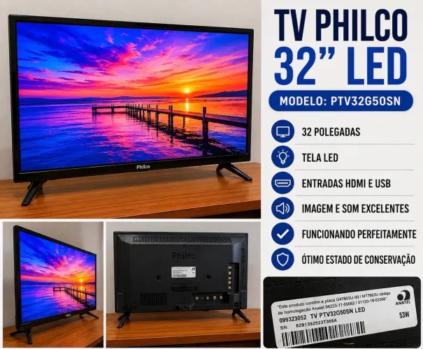SMART TV PHILCO 32 POLEGADAS
