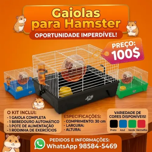 Gaiola para hamster