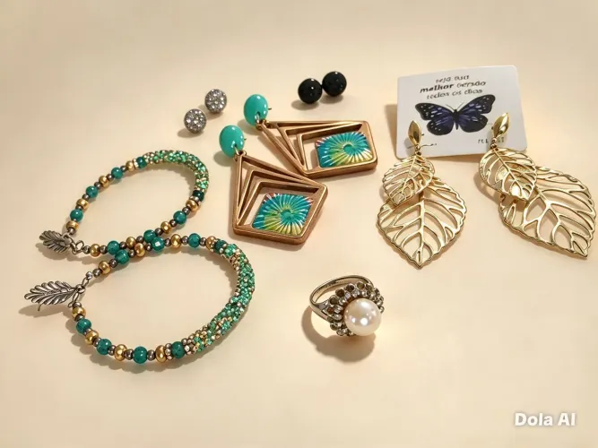 Kit de 6 peças bijouterias