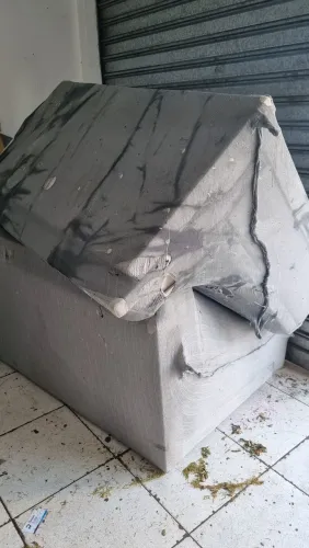 Sofá 4 lugares, retrátil, vira cama de casal