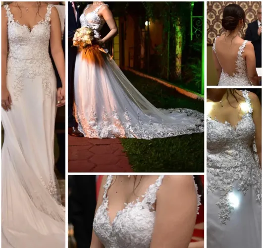 Vestido de noiva muito novo