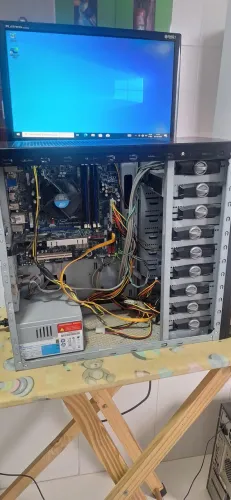 Gabinete com placa mãe intel, processador i7 870 2,93GHZ