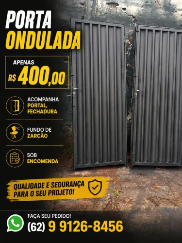 Portas Onduladas R$400