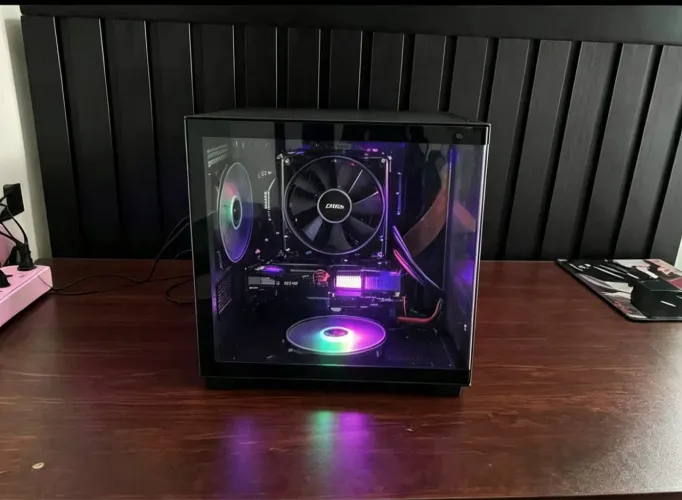 Pc gamer completo Ryzen 5 2400g, 16gb dd4, Ssd256gb, fonte 500w
