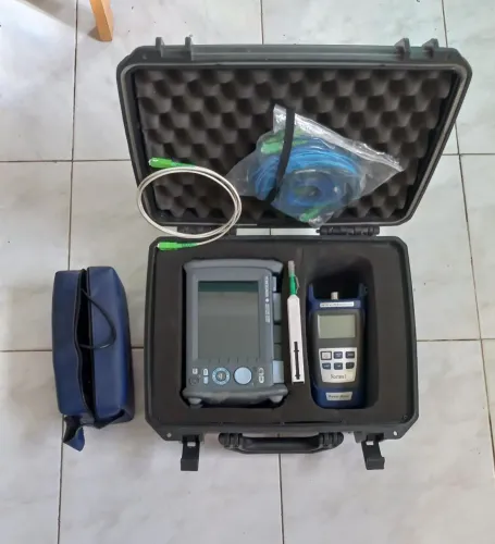Kit completo OTDR + POWER METER + ACESSÓRIOS e maleta 