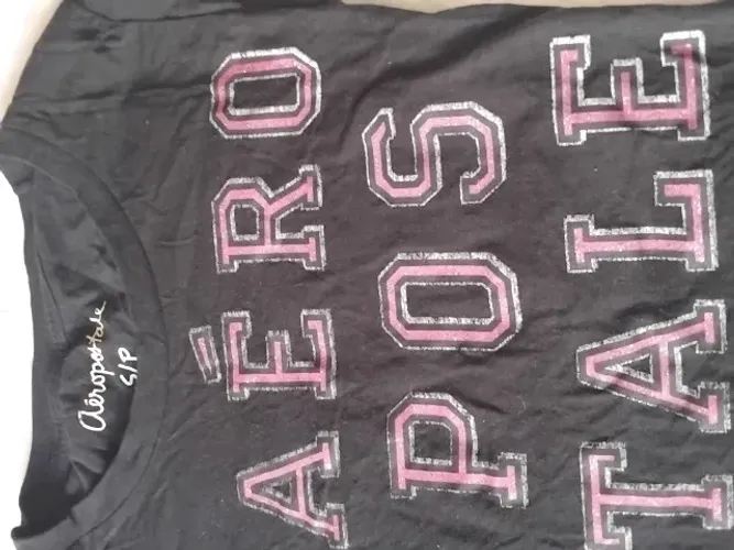 Blusa aeropostale preta tamanho p