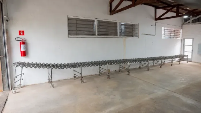 Esteira Transportadora Articulada Carga e Descarga - 13 metros x 650 mm