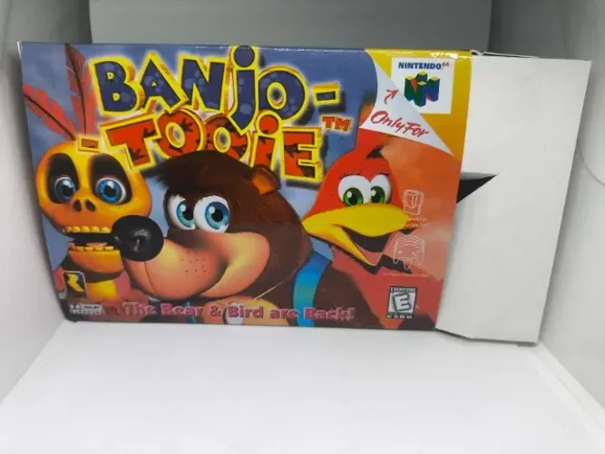 Caixa do Jogo Banjo-Tooie para Nintendo 64 - Inclui Berço
