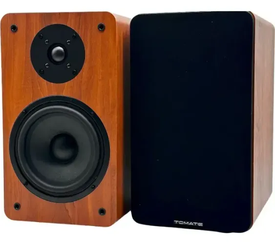 Par De Monitores De Referência Ativo Tomate Mts-2032bt 190w Cor Marrom