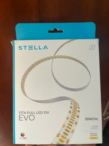 Fita Full Led 12v Evo Stella 3000k 2200 Lumens/m 25W/m